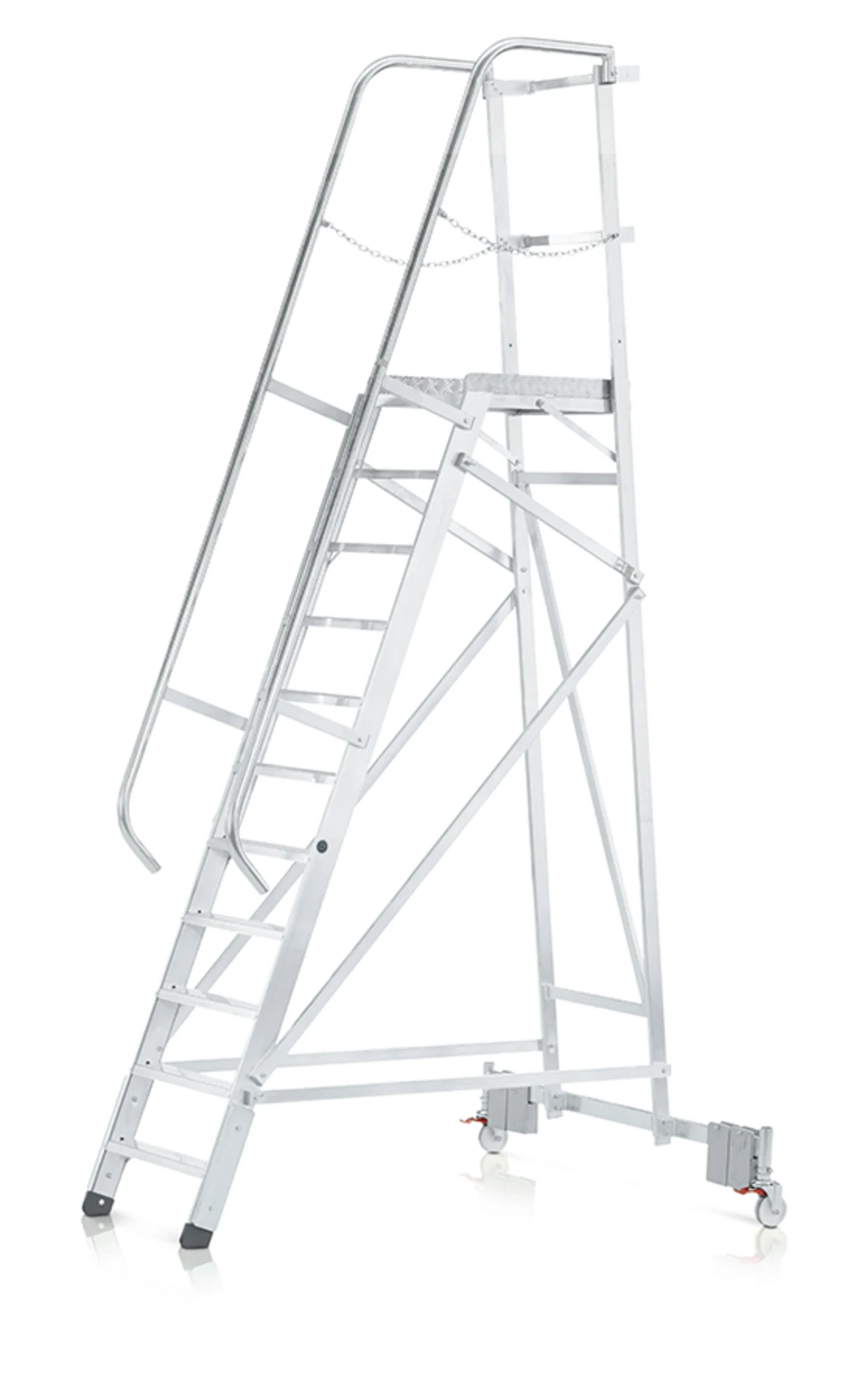 Zarges ZAP Safemaster Plus S összecsukható dobogós raktári létra - Image 1